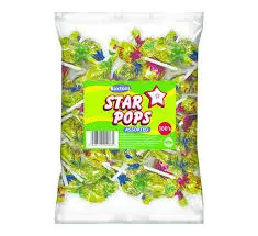 Baxtons Star Pops Lollies Assorted